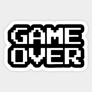 Game Over Sticker